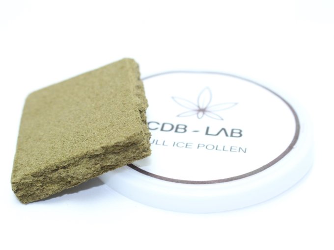 Full Ice Pollen CBD - Résine CBD CBDLab ouvert